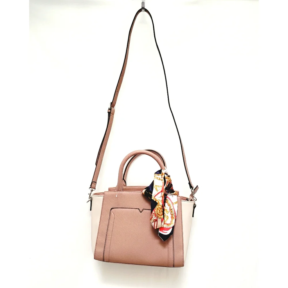 NWOT Two Tone Crossbody Purse w/ Detachable Strap